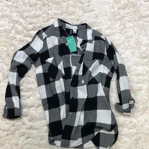 Cotton flannel shirt